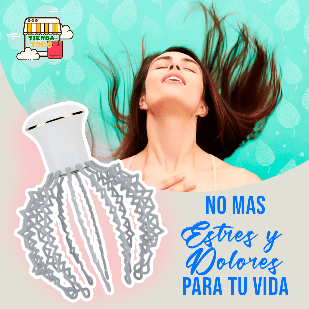 Masajeador de cabeza electrico Pulpo Bliss Tienda Todo