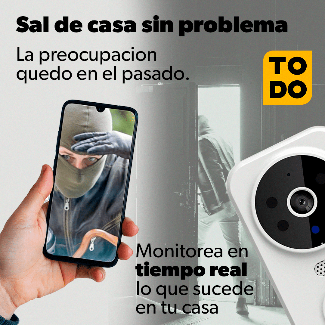 Timbre Camara Wifi🚨 + Alarma + Microfono + Grabación