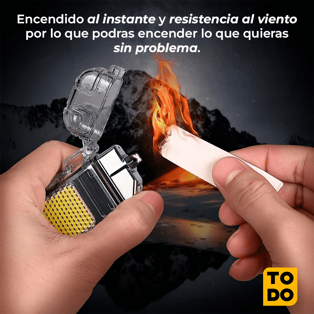 Encendedor Recargable con linterna