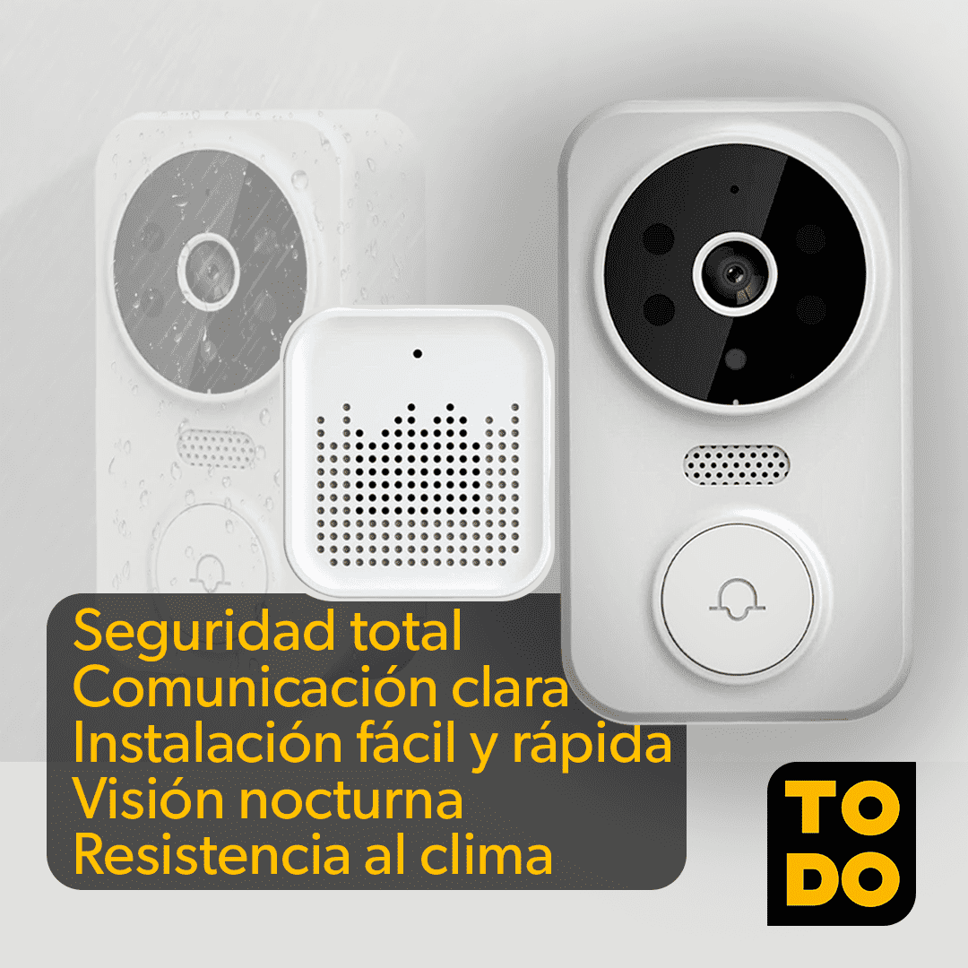 Timbre Camara Wifi🚨 + Alarma + Microfono + Grabación