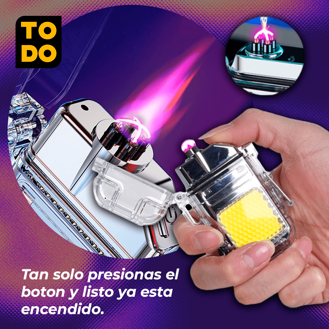 Encendedor Recargable con linterna