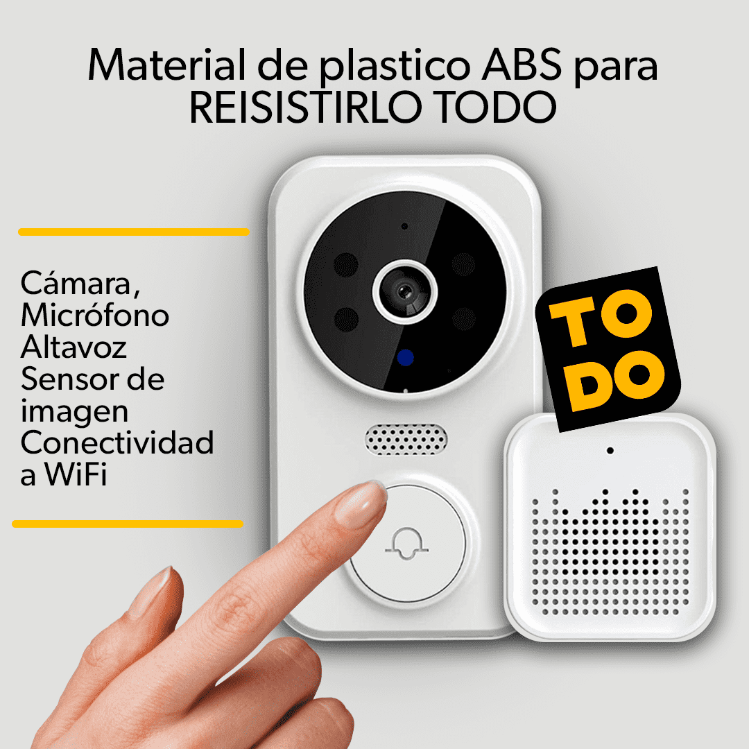 Timbre Camara Wifi🚨 + Alarma + Microfono + Grabación