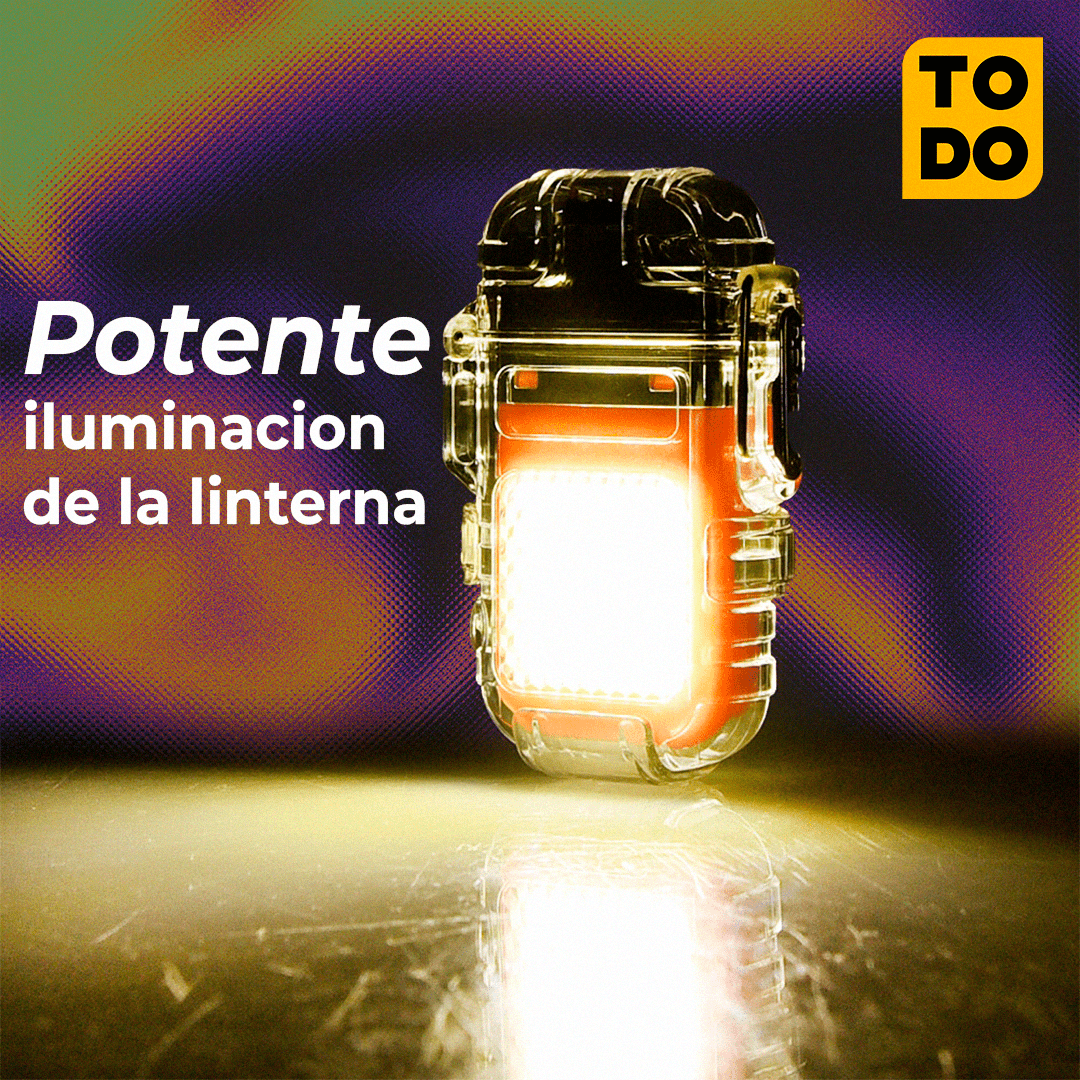 Encendedor Recargable con linterna