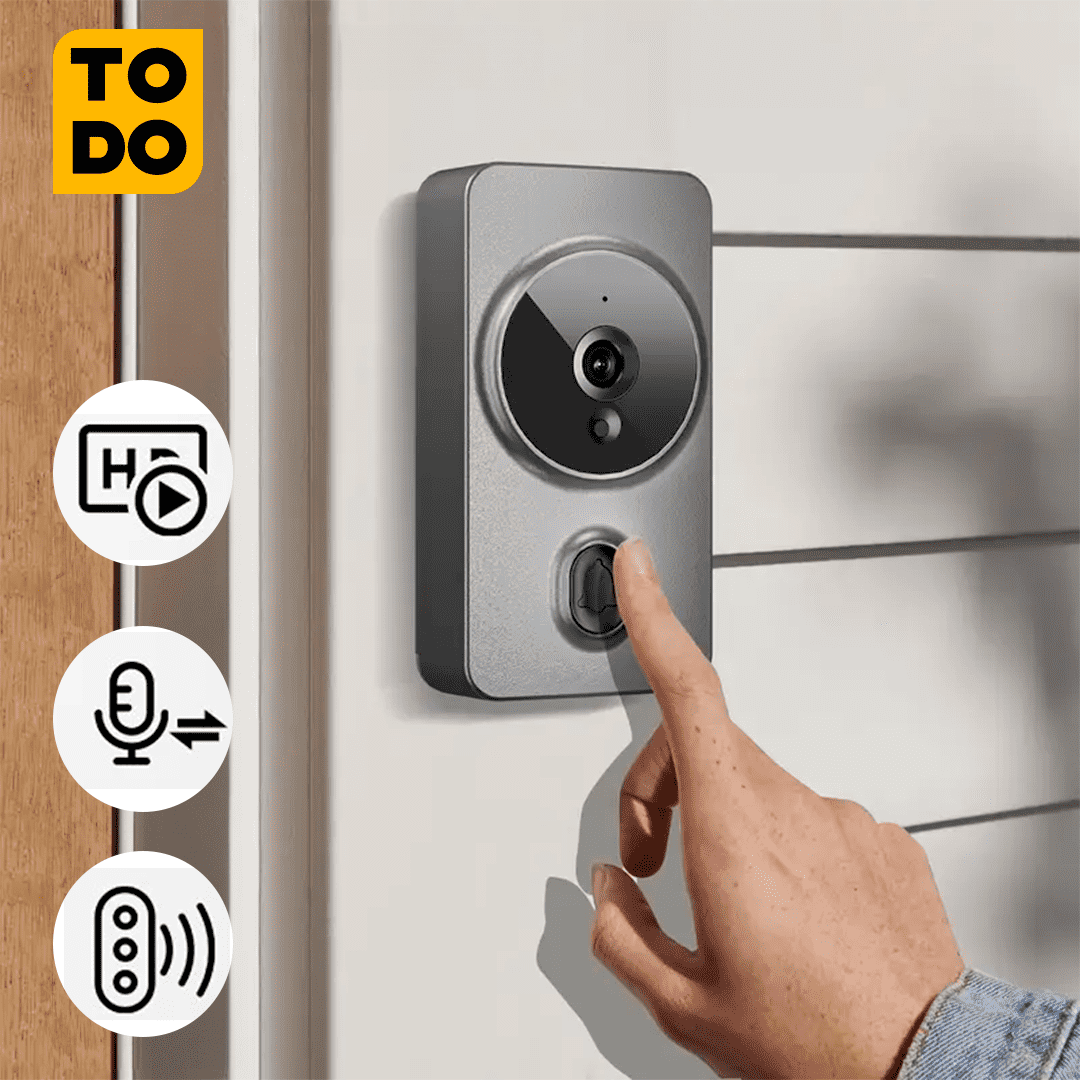 Timbre Camara Wifi🚨 + Alarma + Microfono + Grabación