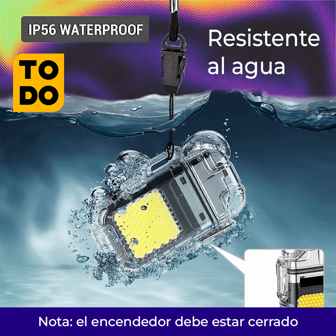 Encendedor Recargable con linterna