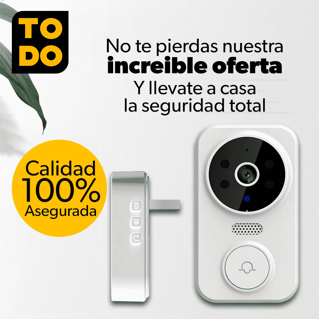 Timbre Camara Wifi🚨 + Alarma + Microfono + Grabación