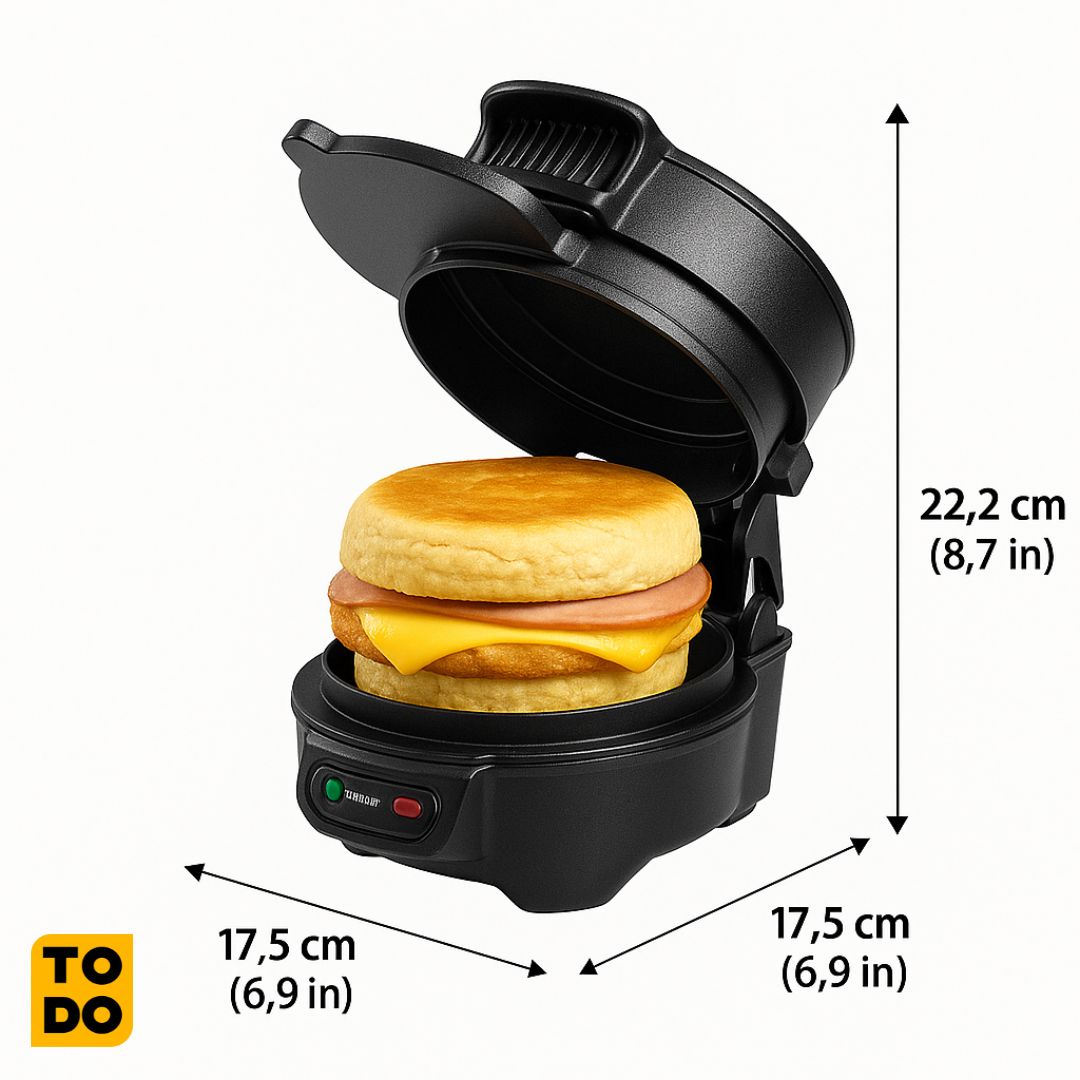 Prepara Burguers y Sanduches deliciosos en 5 minutos sin ensuciar tu cocina