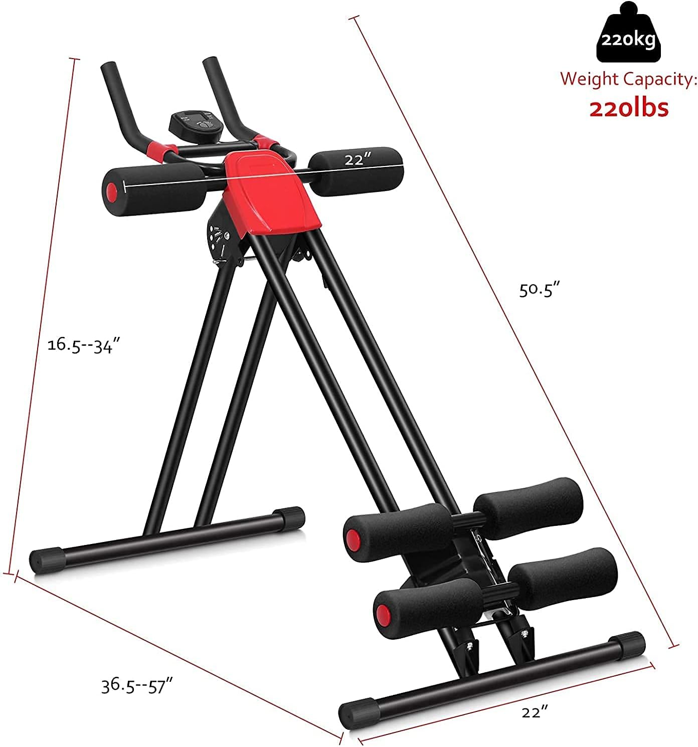 Maquina Entrenador de Abdominales - Plegable