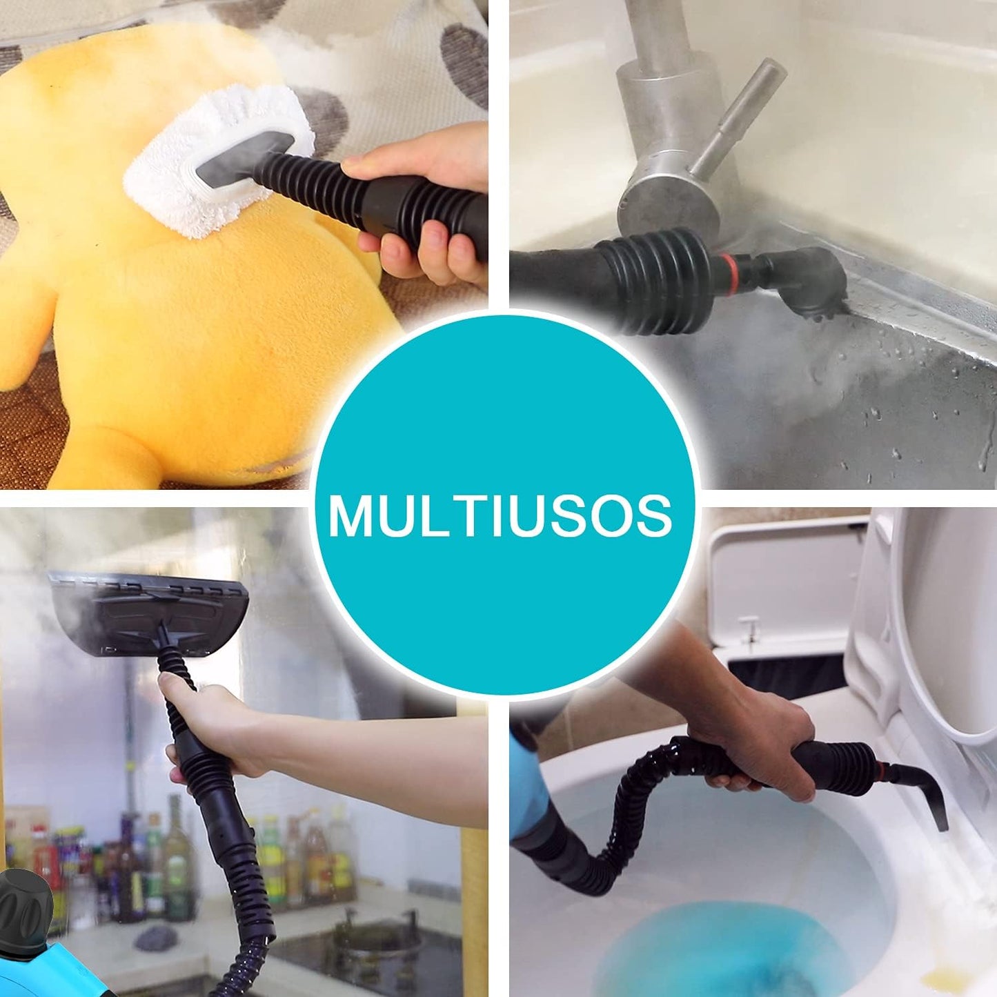Limpiador a Vapor de Mano - Vaporizador de Tapicería