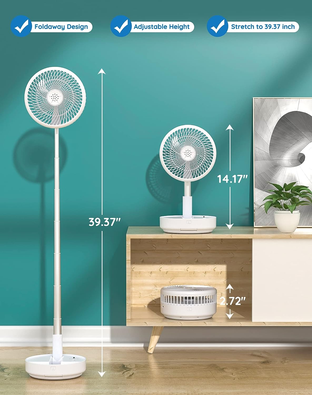 PRODUCTO TOP! Ventilador Ajustable Recargable