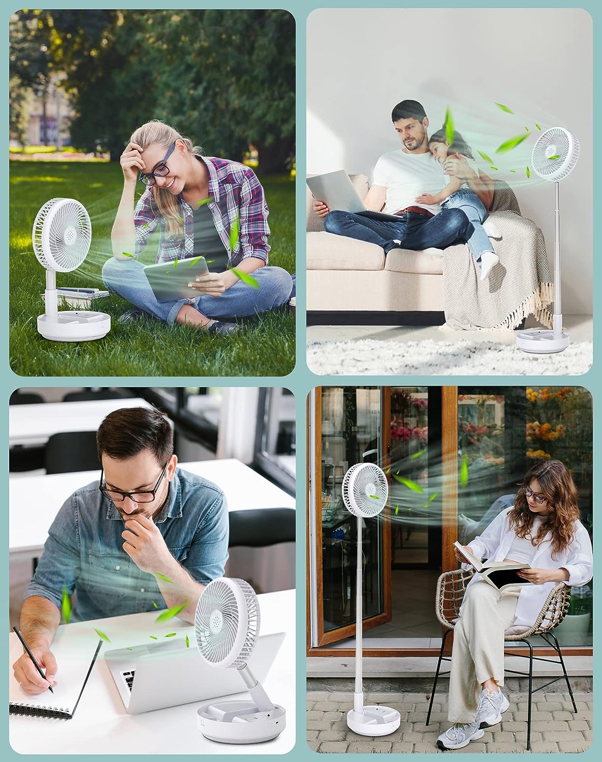 PRODUCTO TOP! Ventilador Ajustable Recargable