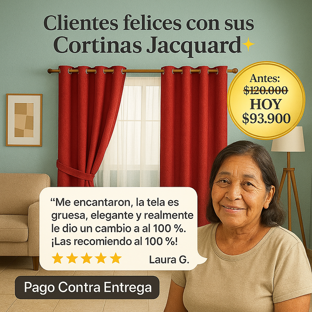 Cortinas jacuard x2