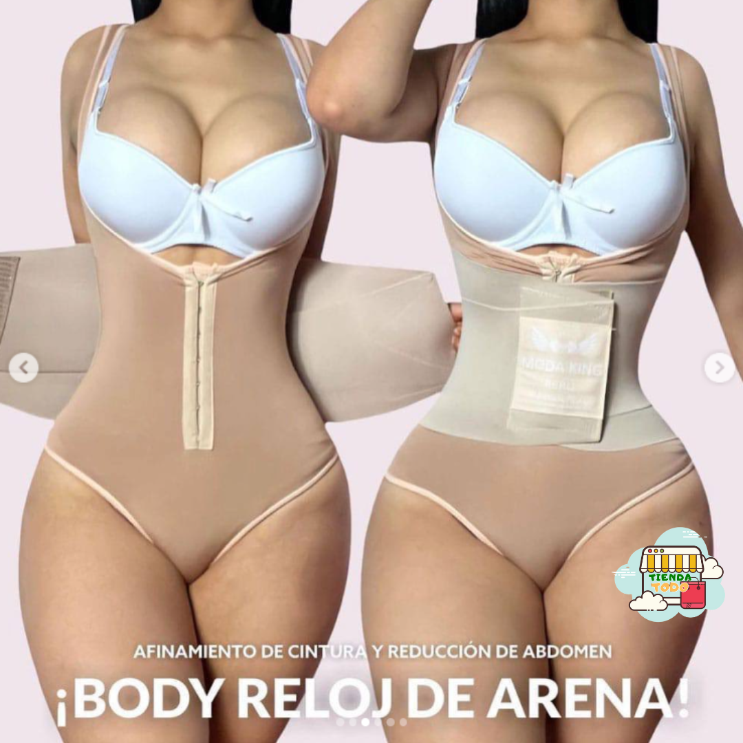 BODY/FAJA DOBLE TIRO (RELOJ DE ARENA)