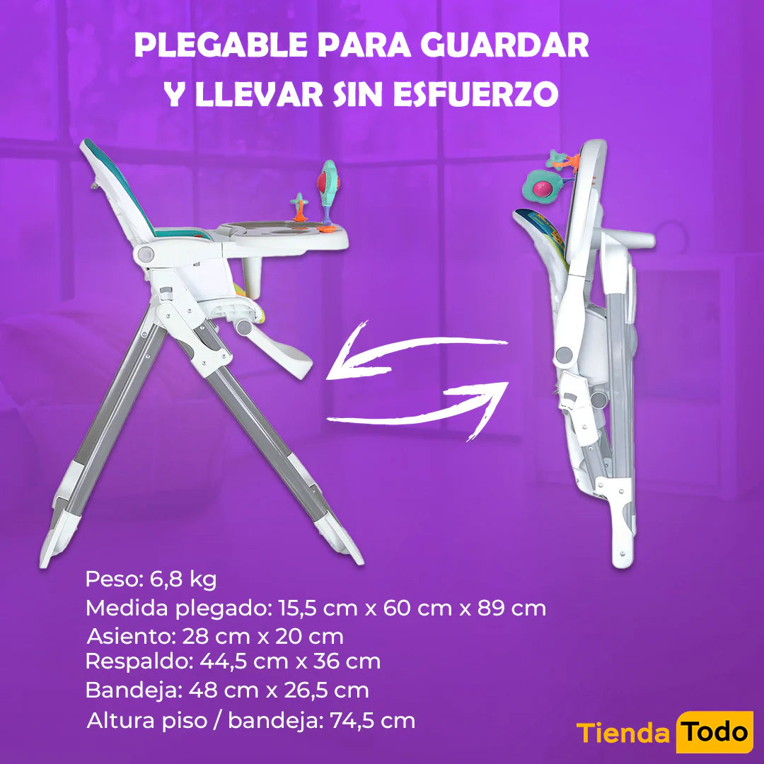 Silla Comedor Bebe [Desde 6 meses en adelante)