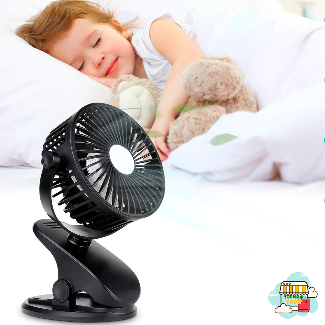 Ventilador Portátil con USB para Carro y Casa