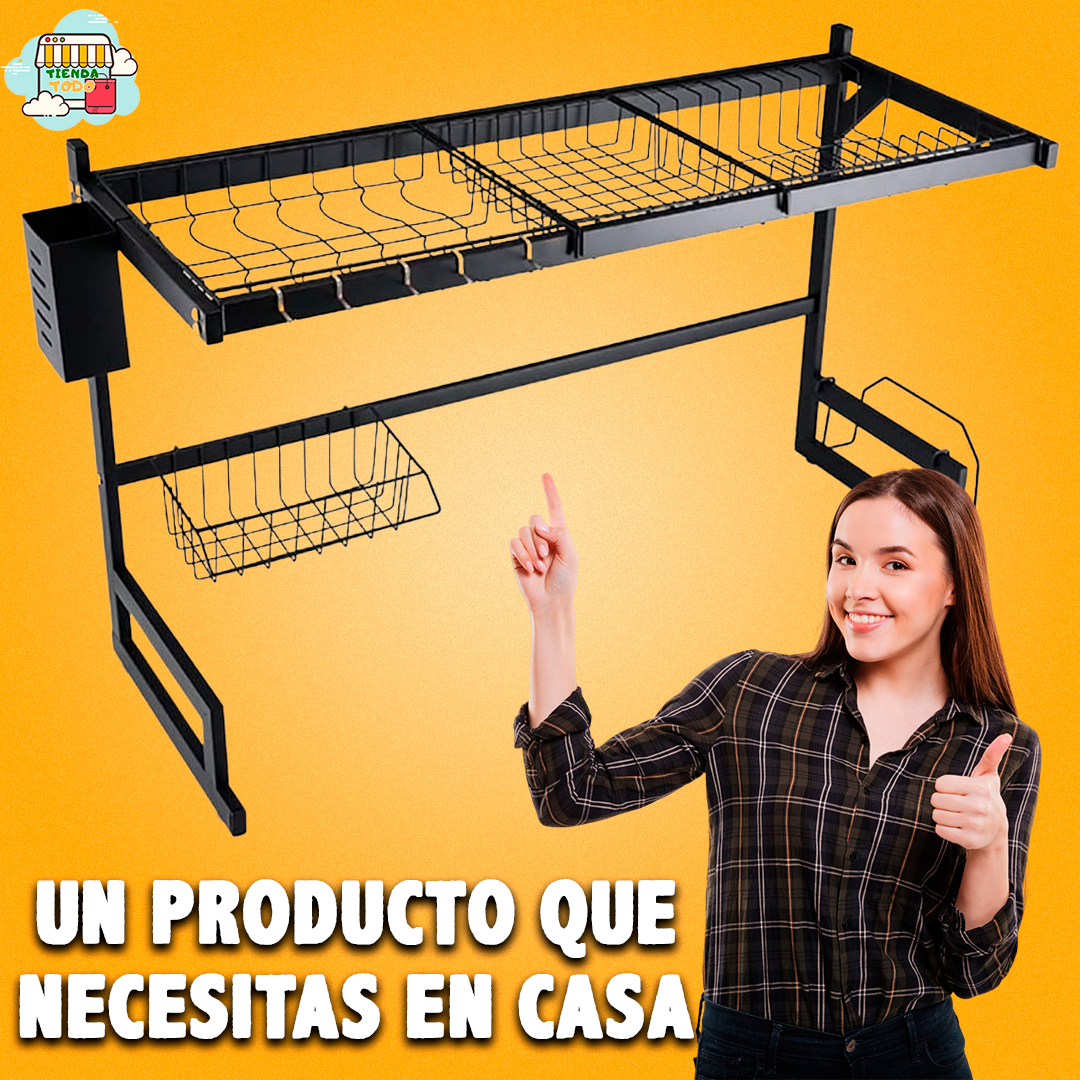 Organizador/Escurridor de Platos y Utensilios
