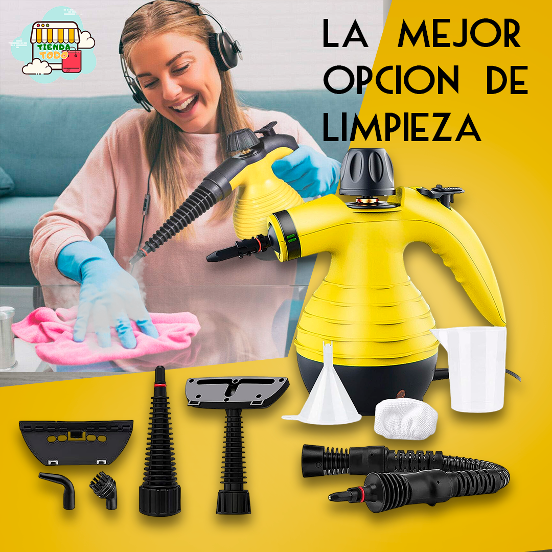 Limpiador a Vapor de Mano - Vaporizador de Tapicería