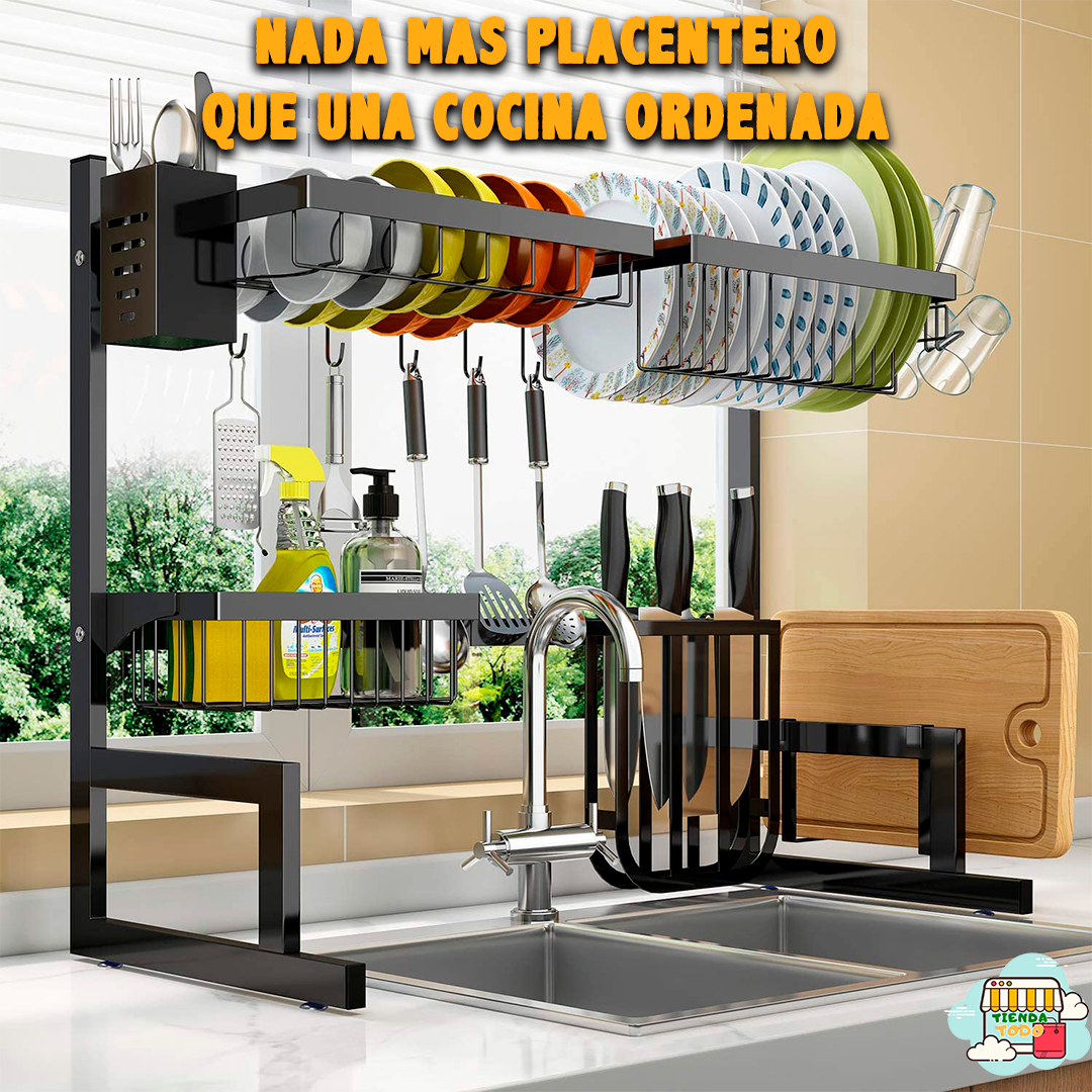 Organizador/Escurridor de Platos y Utensilios