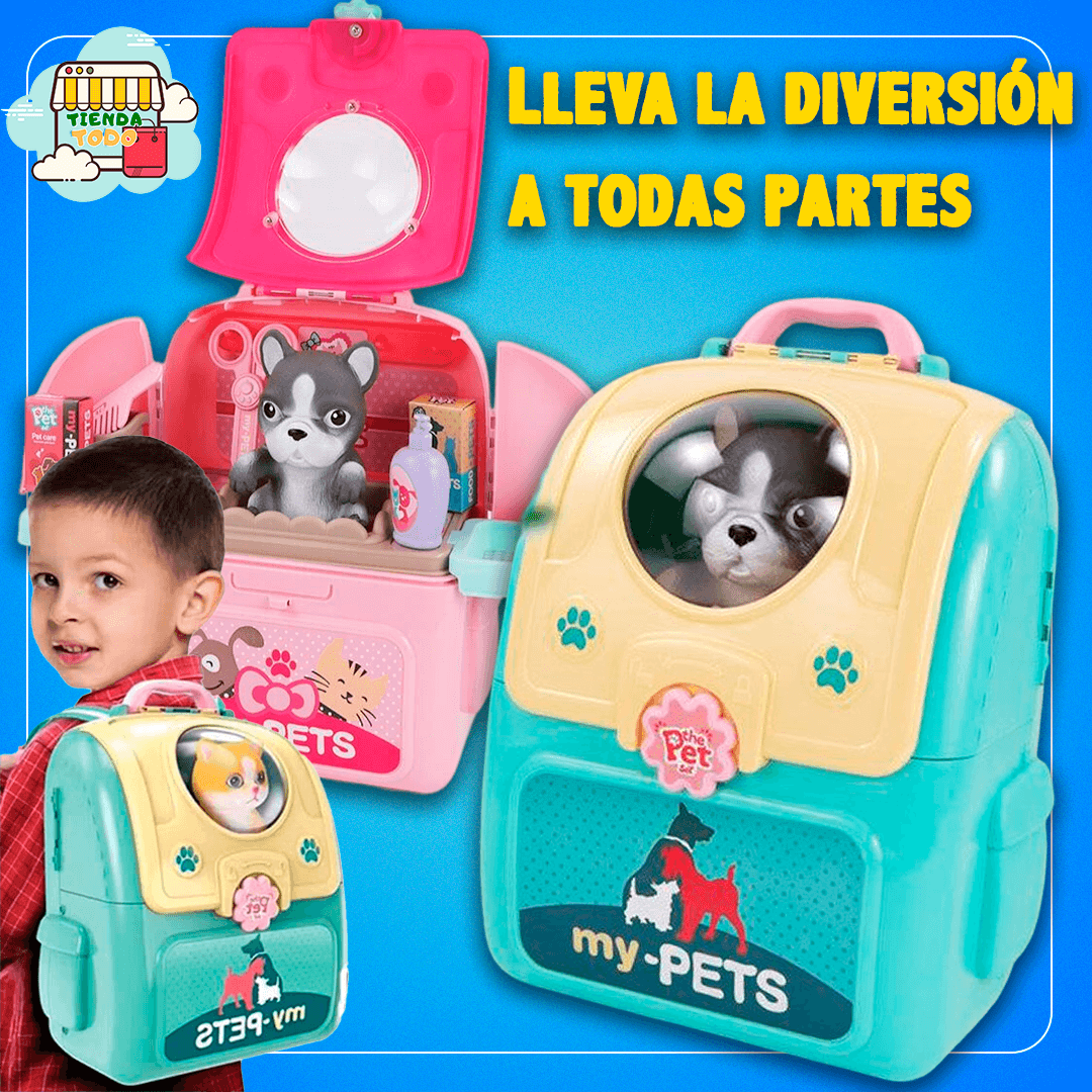 ¡OFERTA NAVIDEÑA! Juguete Maletín Mascotas