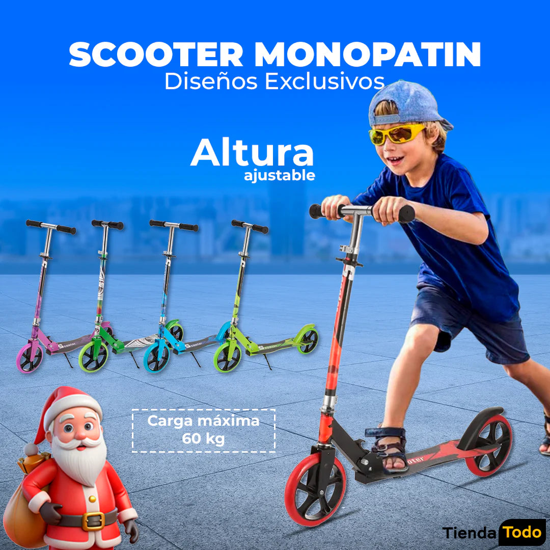 Scooter Monopatin🎅 + Resiste has 60 KILOS