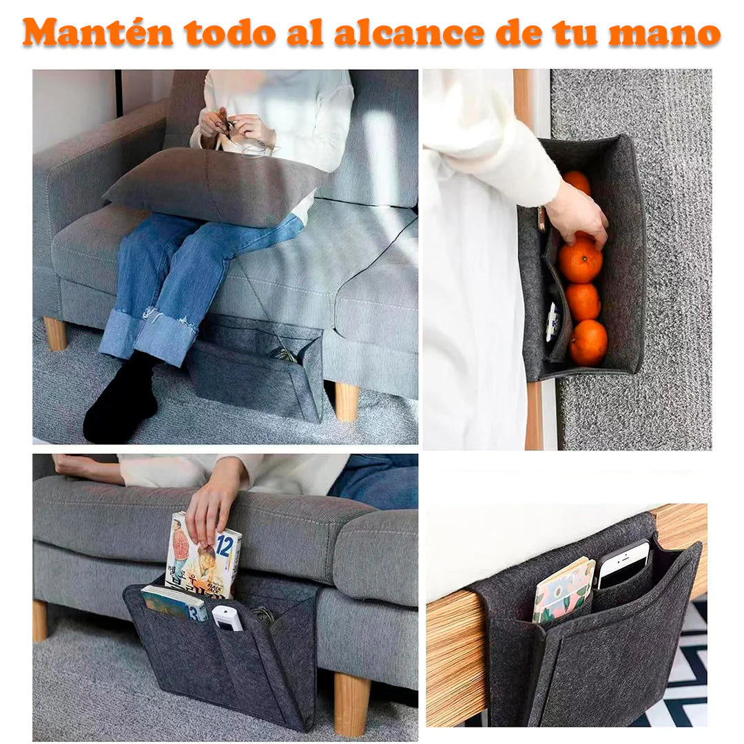Bolsillo organizador lateral para cama