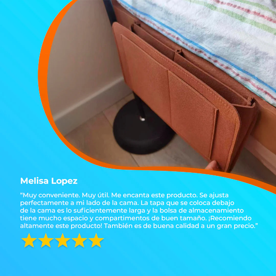Bolsillo organizador lateral para cama