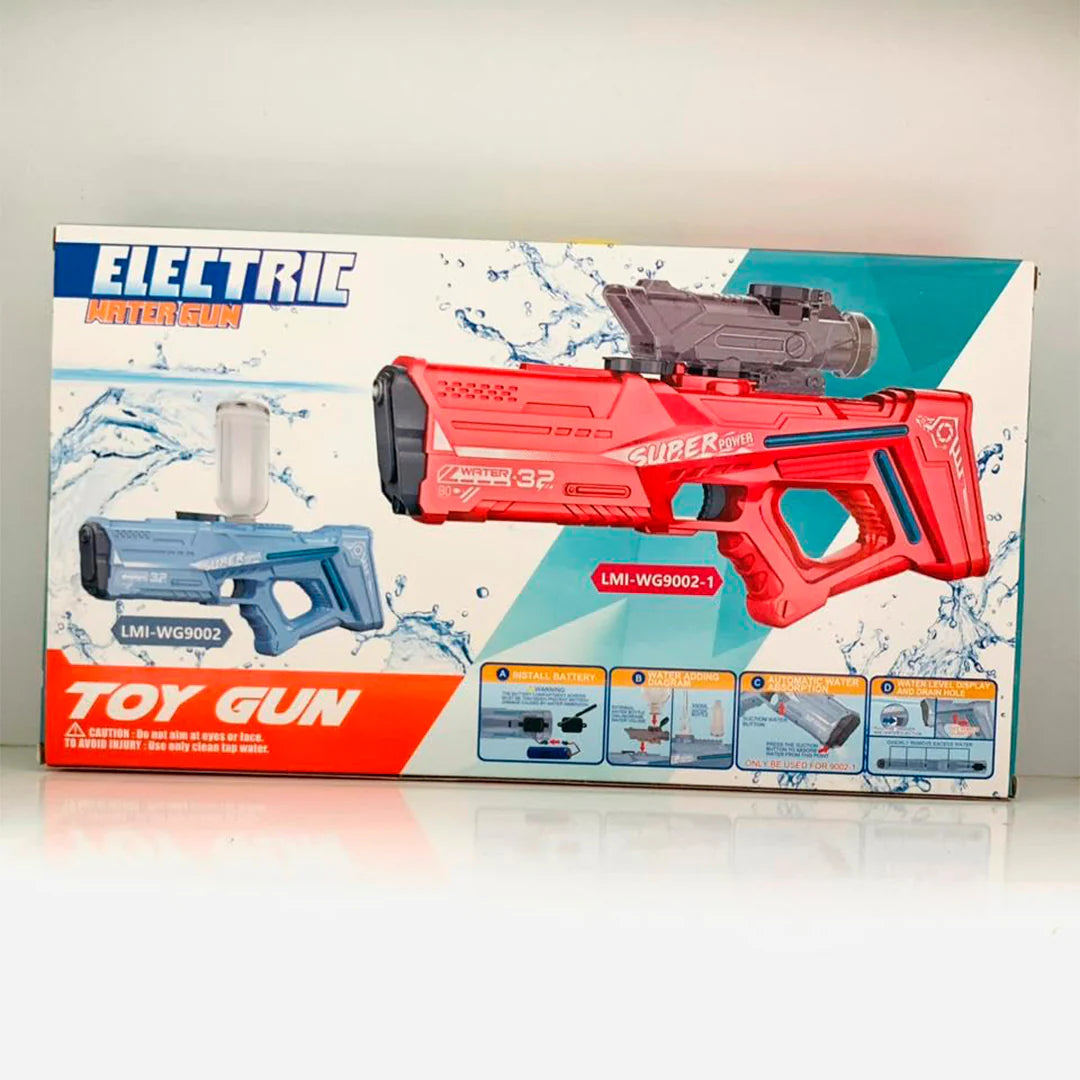 PISTOLA DE AGUA ELÉCTRICA (Chorros Hasta 10 Metros)