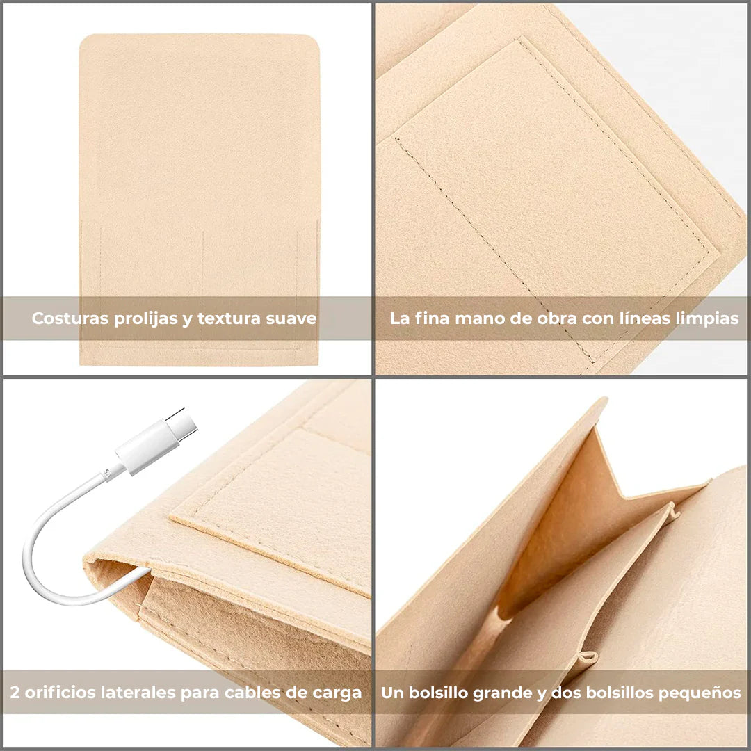 Bolsillo organizador lateral para cama