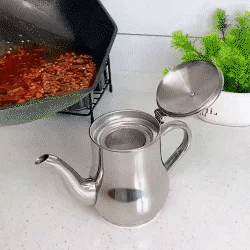 Recicla el Aceite Que Usas Comida Tras Comida (Olla de 48 Onzas)