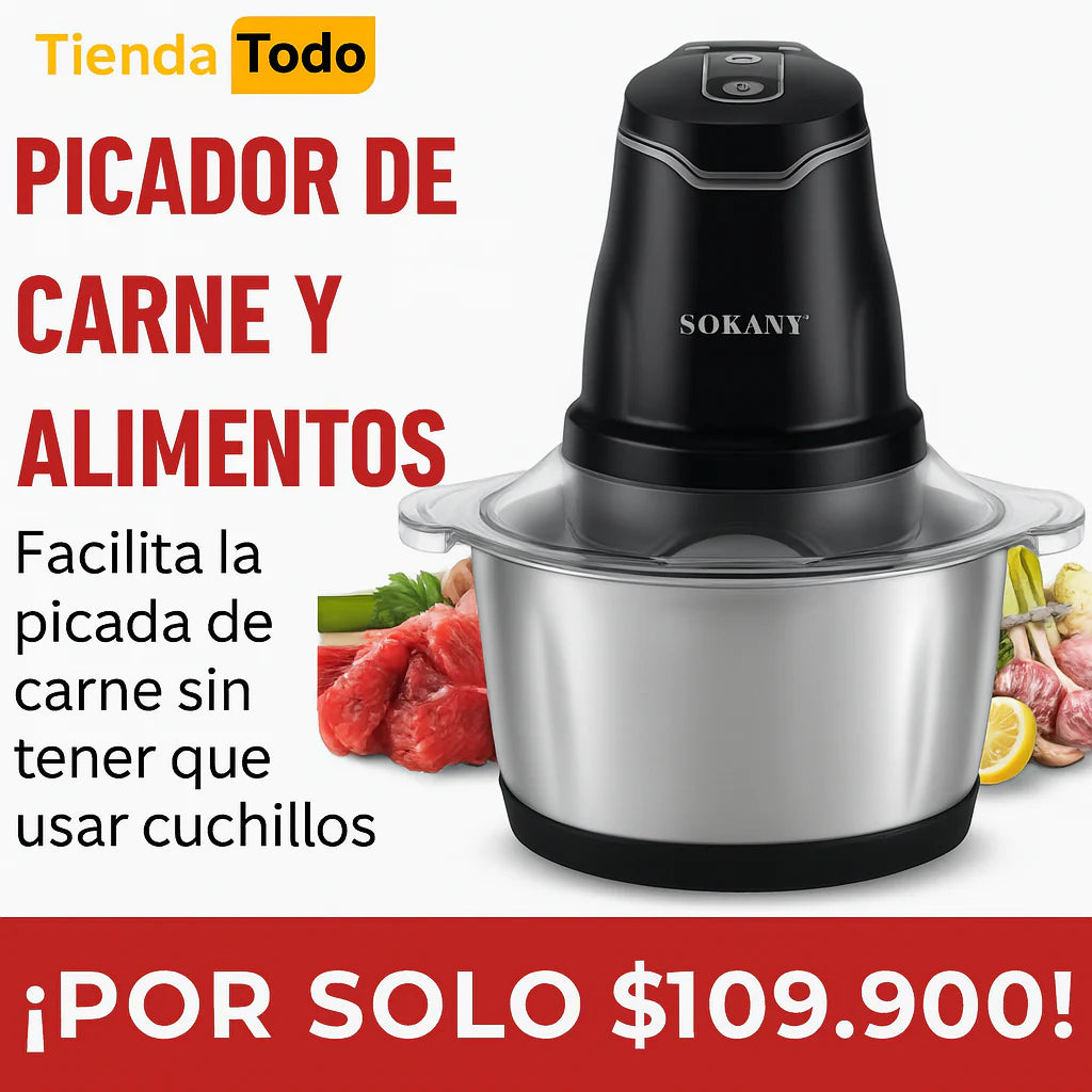 ¡FACILITA TU DIA A DIA EN LA COCINA! - PICADOR DE CARNE Y ALIMENTOS