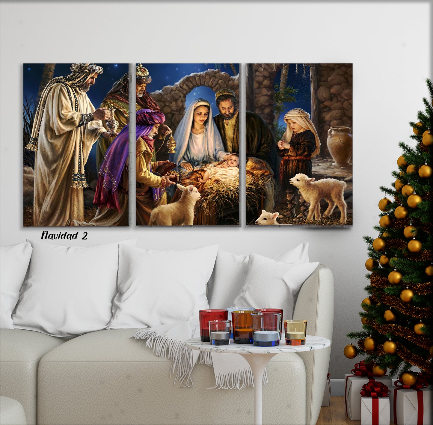 Cuadros Navideños para Decorar tu Hogar
