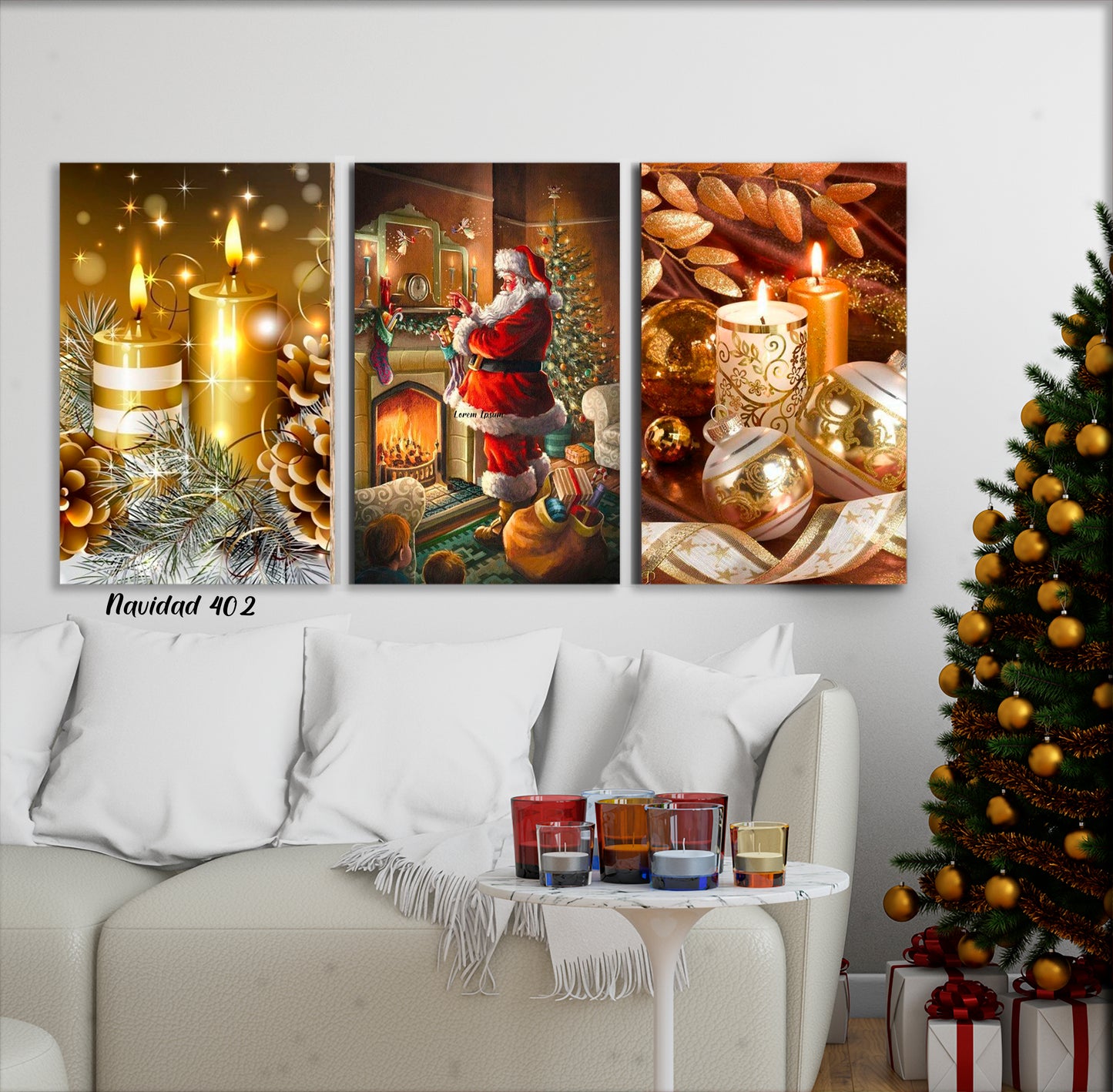 Cuadros Navideños para Decorar tu Hogar