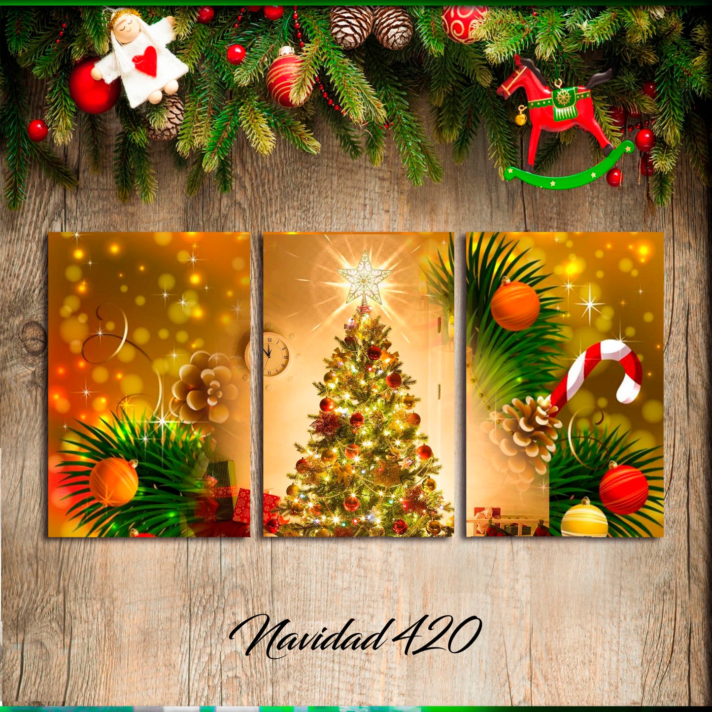 Cuadros Navideños para Decorar tu Hogar