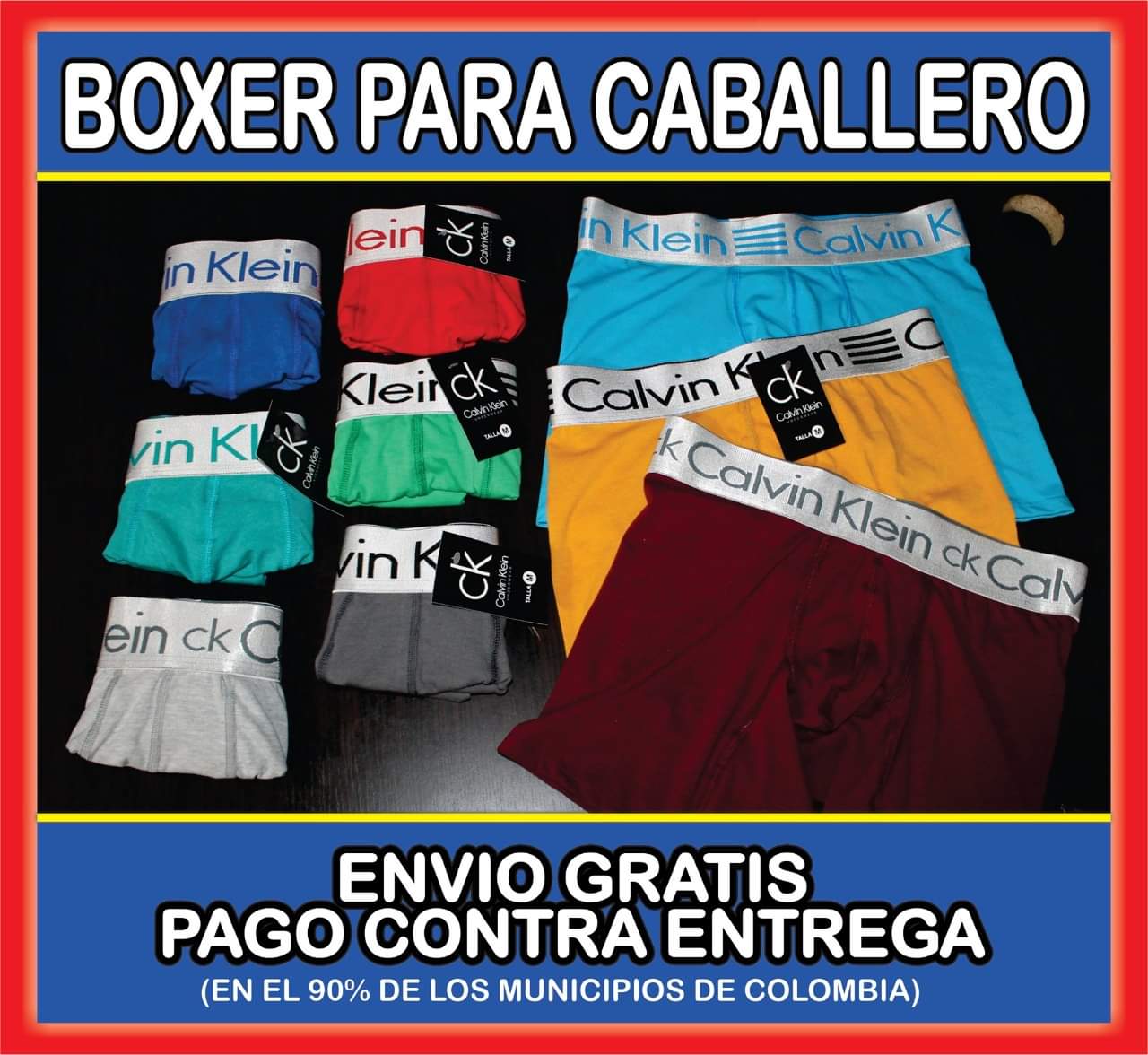 BOXER HOMBRE PACK x 6 SUPER PROMO!!