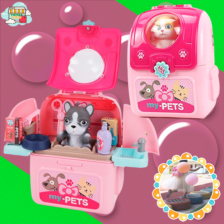¡OFERTA NAVIDEÑA! Juguete Maletín Mascotas
