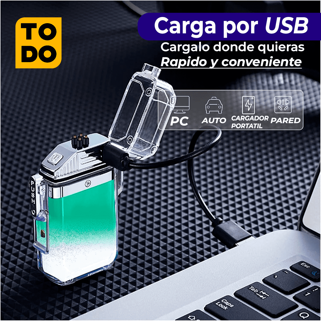 Encendedor Recargable con linterna