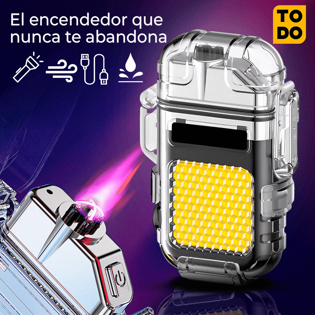 Encendedor Recargable con linterna