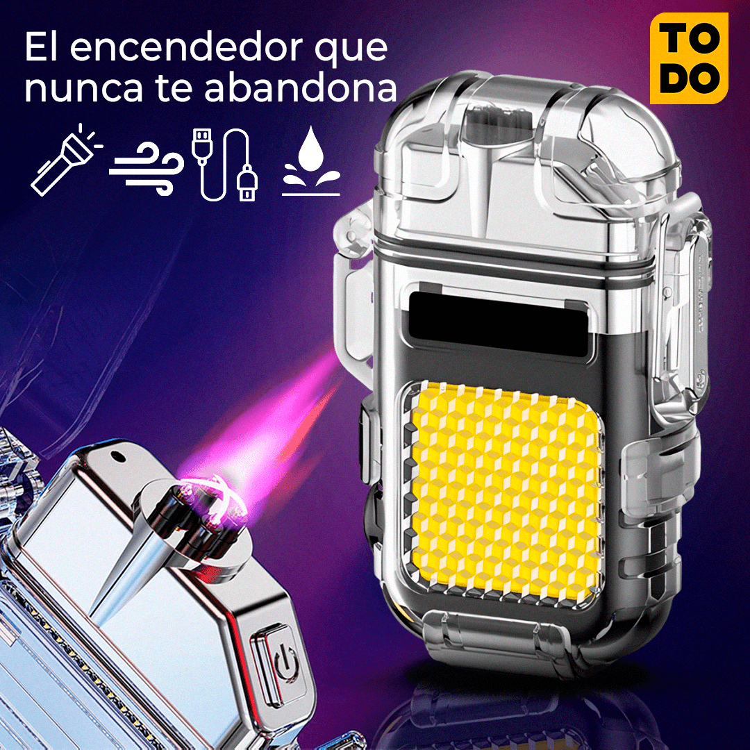 Encendedor Recargable con linterna