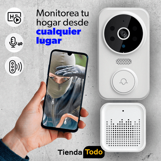 Timbre Camara Wifi🚨 + Alarma + Microfono + Grabación