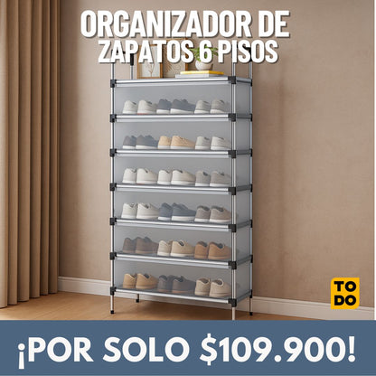 Organizador de Zapatos 6 Niveles [25 pares]