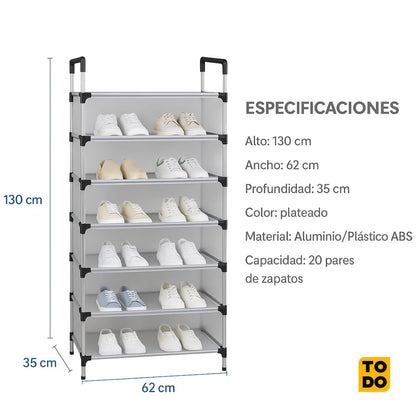 Organizador de Zapatos 6 Niveles [25 pares]
