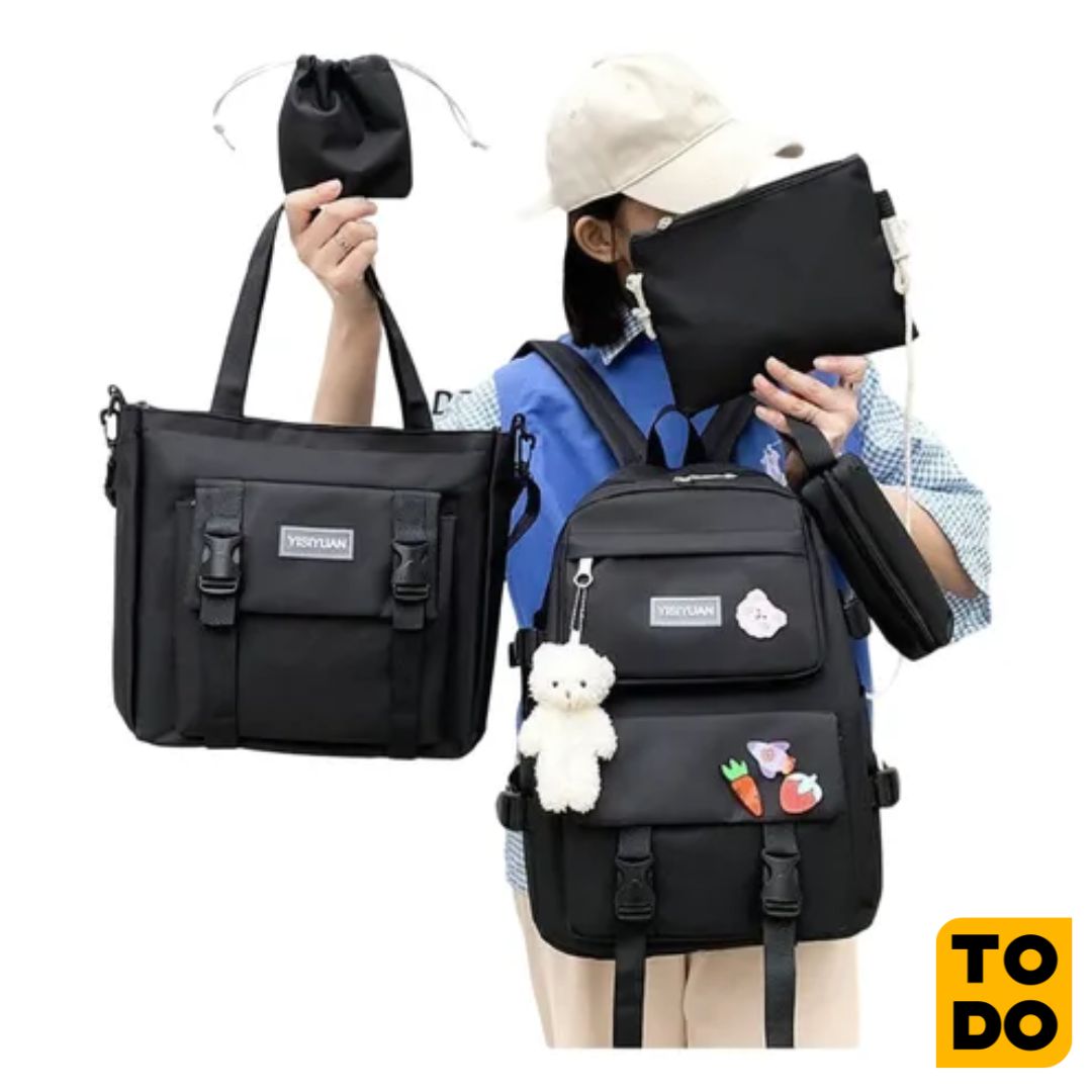 COMBO x 5 BOLSOS + ACCESORIOS