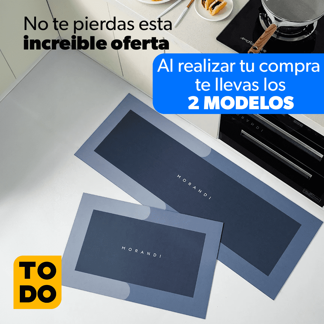 Tapetes Absorbentes (INCLUYE 2 TAPETES)