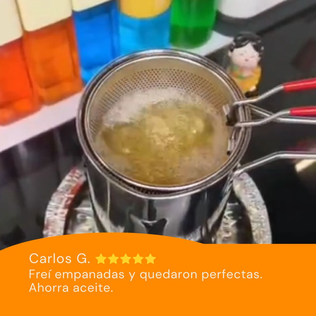 Olla Freidora Profunda [Incluye Canasta Esurridora]