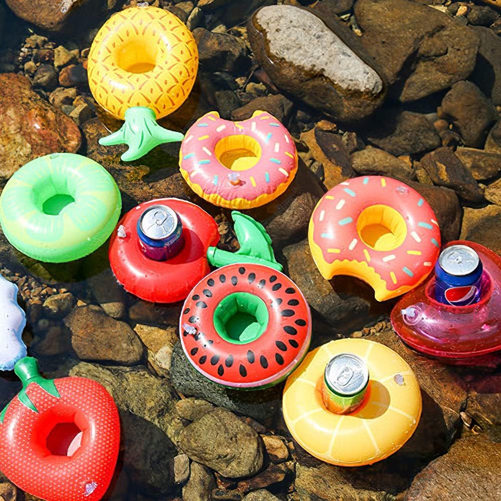 Toma Tus Bebidas a lo Americano [Porta Vasos Inflable - Set x 8]