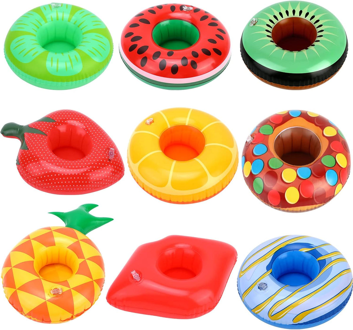 Toma Tus Bebidas a lo Americano [Porta Vasos Inflable - Set x 8]