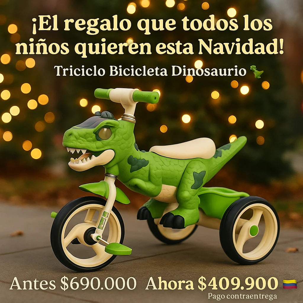 Triciclo Bicicleta Dinosaurio