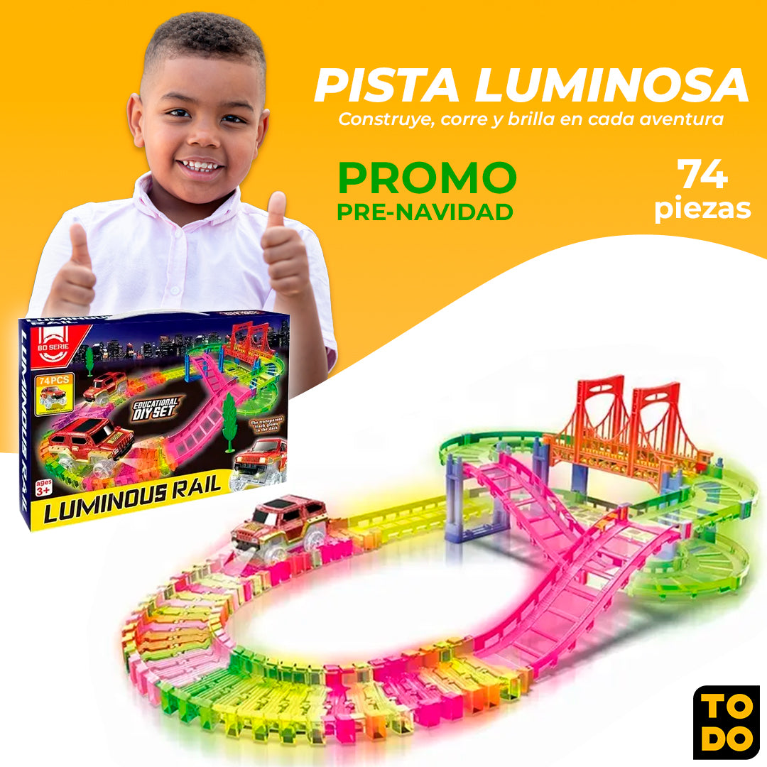 🔥 Pista de Carreras Luminosa ¡Producto en Tendencia!