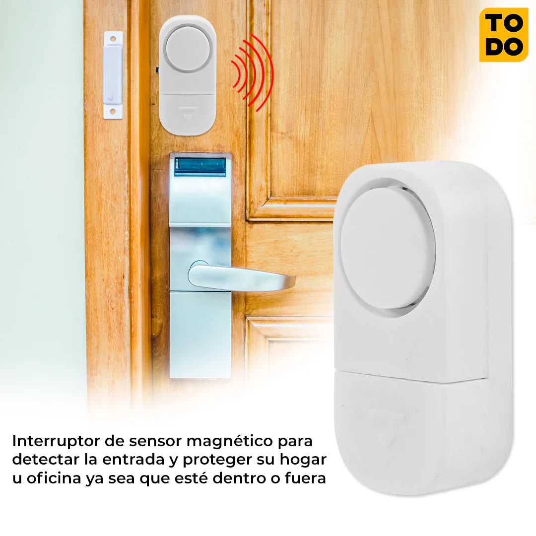 Alarma de seguridad antirrobo para puertas y ventanas
