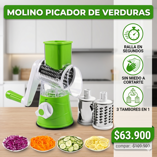 Molino Rallador De Verduras